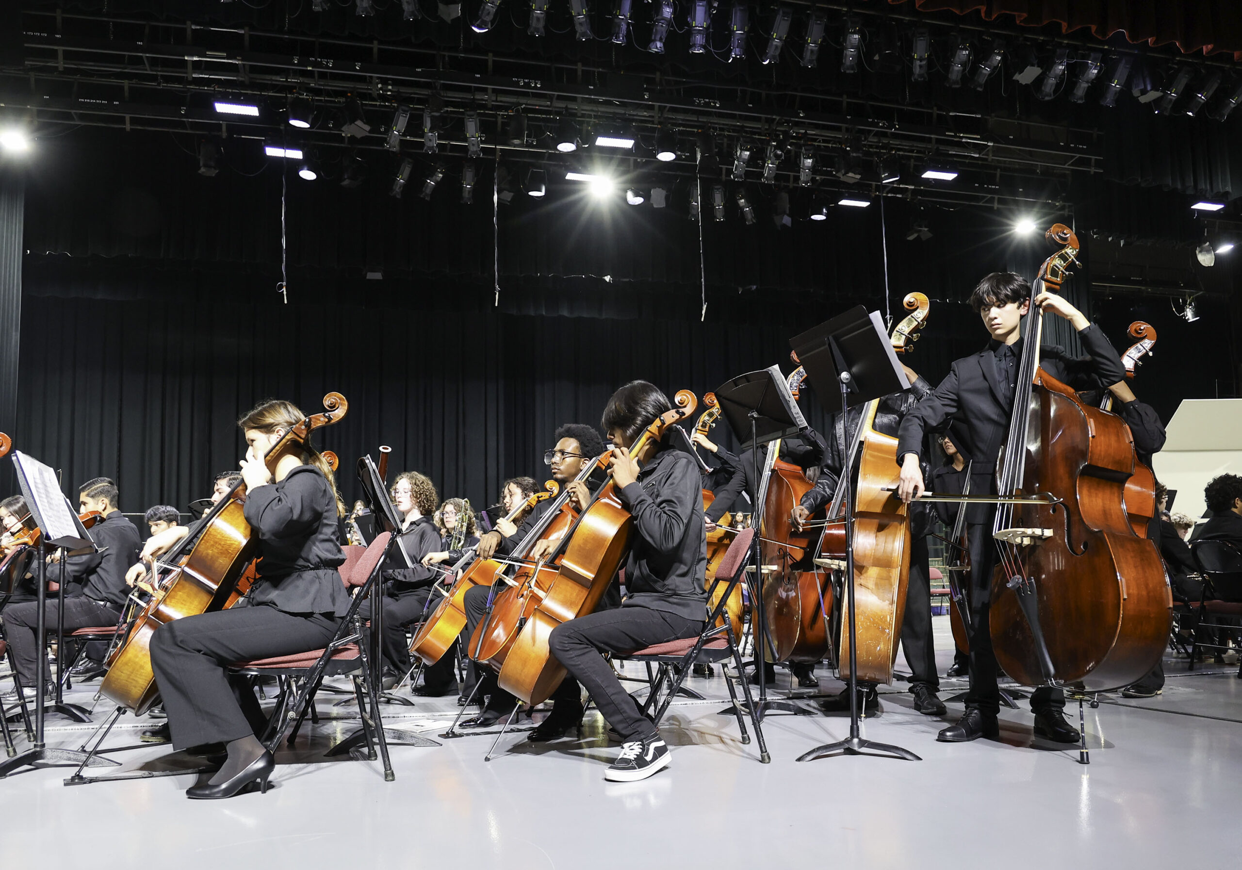 Students Playing Music