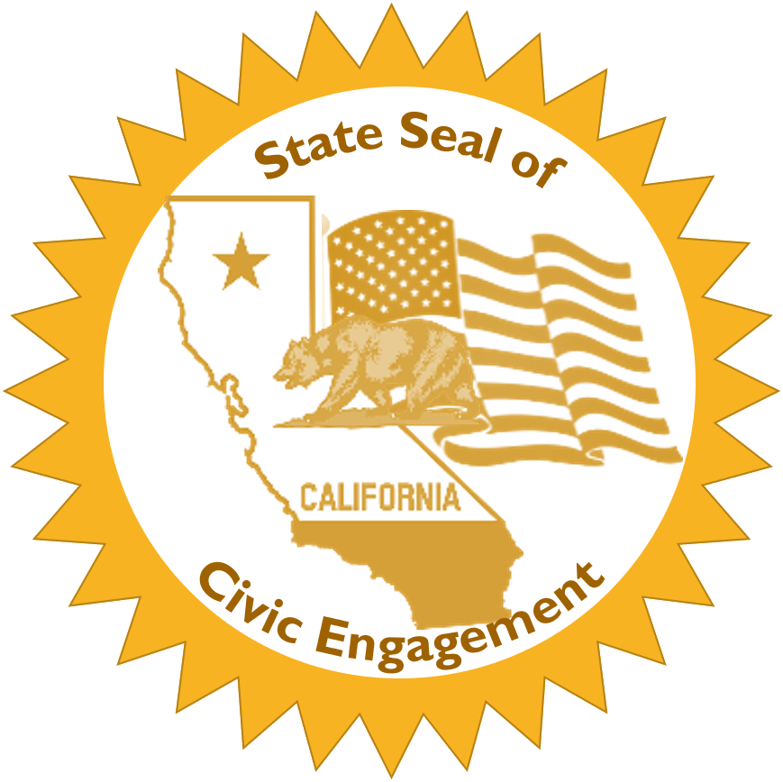 California State Seal of Civic Engagement logo