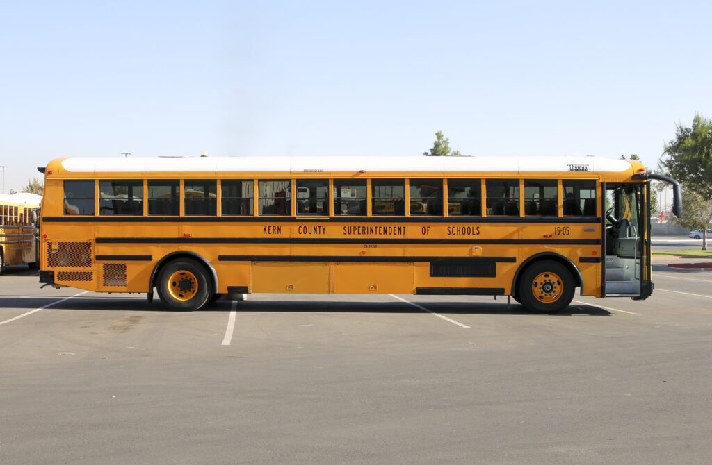 KCSOS 40-foot field trip school bus