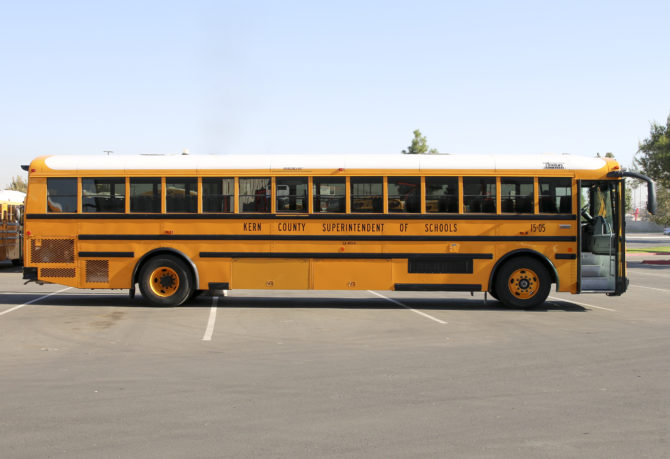 KCSOS 40-foot field trip school bus