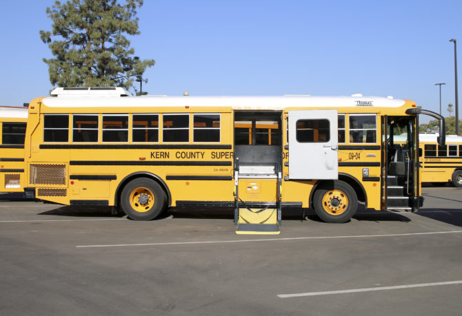 KCSOS wheel-chair school bus